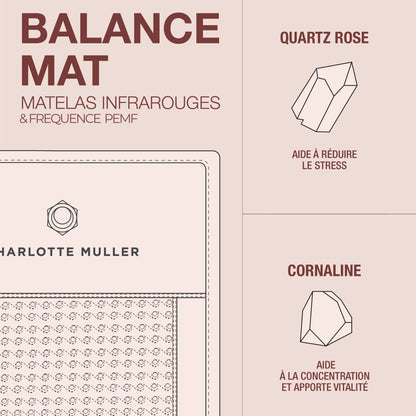 BALANCE Mat - matelas infrarouge fréquence Pemf | Focus ventre